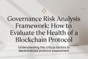 Governance Risk Analysis Framework: How to Evaluate the Health of a Blockchain Protocol
