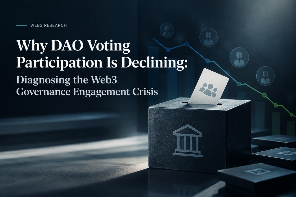 Why DAO Voting Participation Is Declining: Diagnosing the Web3 Governance Engagement Crisis